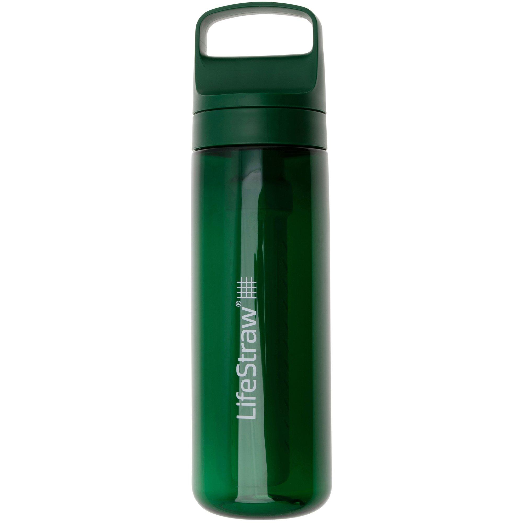 Butelka LifeStraw Go Terrace Green GO-650ML-TERGRN BPA-Free Plastic, z filtrem 2-stage, 650 ml