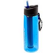 LifeStraw Go water bottle with a filter, blue