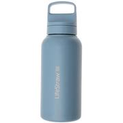 LifeStraw Go Icelandic Blue GOST-1L-ICE Stainless Steel, garrafa de água com filtro de 2 fases, 1L