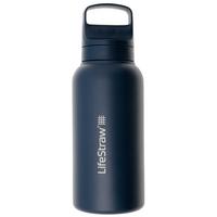 Image for LifeStraw Go Aegean Sea GOST-1L-SEA Stainless Steel, water bottle with 2-stage filter, 1L