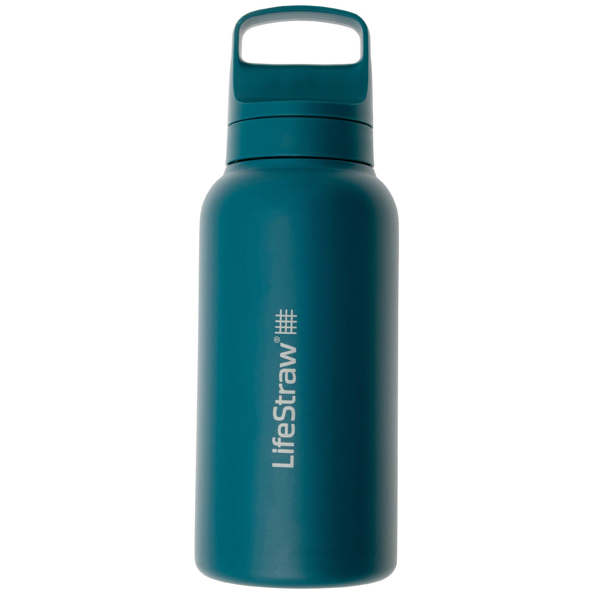 Butelka LifeStraw Go Laguna Teal GOST-1L-TEAL Stainless Steel, z filtrem 2-stage, 1L