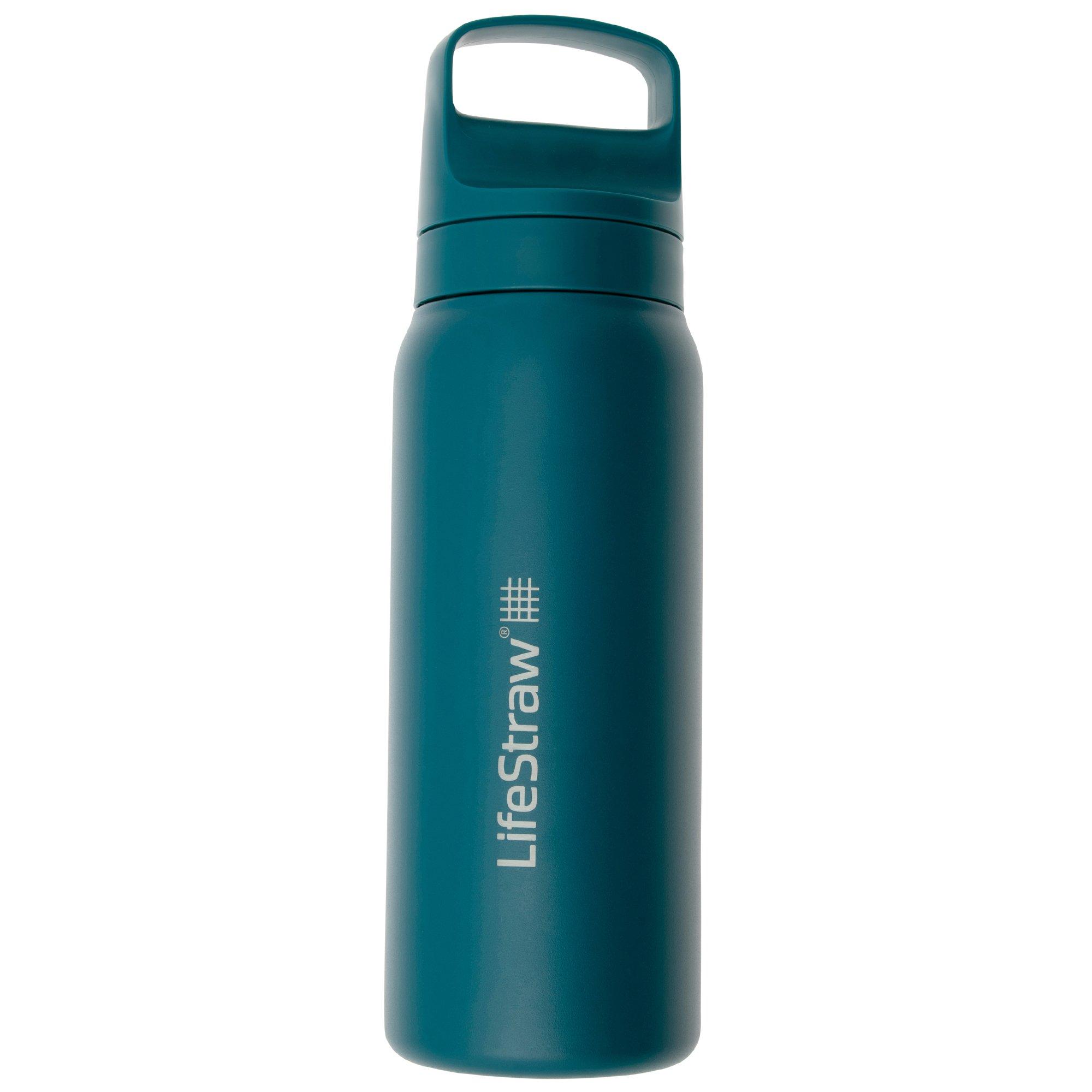 Butelka LifeStraw Go Laguna Teal GOST-650ML-TEAL Stainless Steel, z filtrem 2-stage, 650 ml