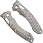 Image for Lex Custom Microtech Amphibian Scales AMPHGBB Glass Bead Polished Titanium, handle scales