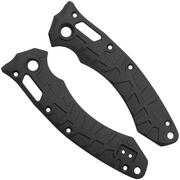 Afbeelding voor Lex Custom Microtech Amphibian Scales AMPHH112 Cerakote Cobalt Titanium, handgreepschalen