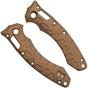 Image for Lex Custom Microtech Amphibian Scales AMPHH148 Cerakote Burnt Bronze Titanium, handle scales