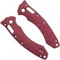 Image for Lex Custom Microtech Amphibian Scales AMPHH320 Cerakote Cranberry Frost Titanium, handle scales