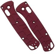 Lex Custom Benchmade Bugout 535 Scales BUTH320 Turtle Cranberry Frost Titanium, guancetta