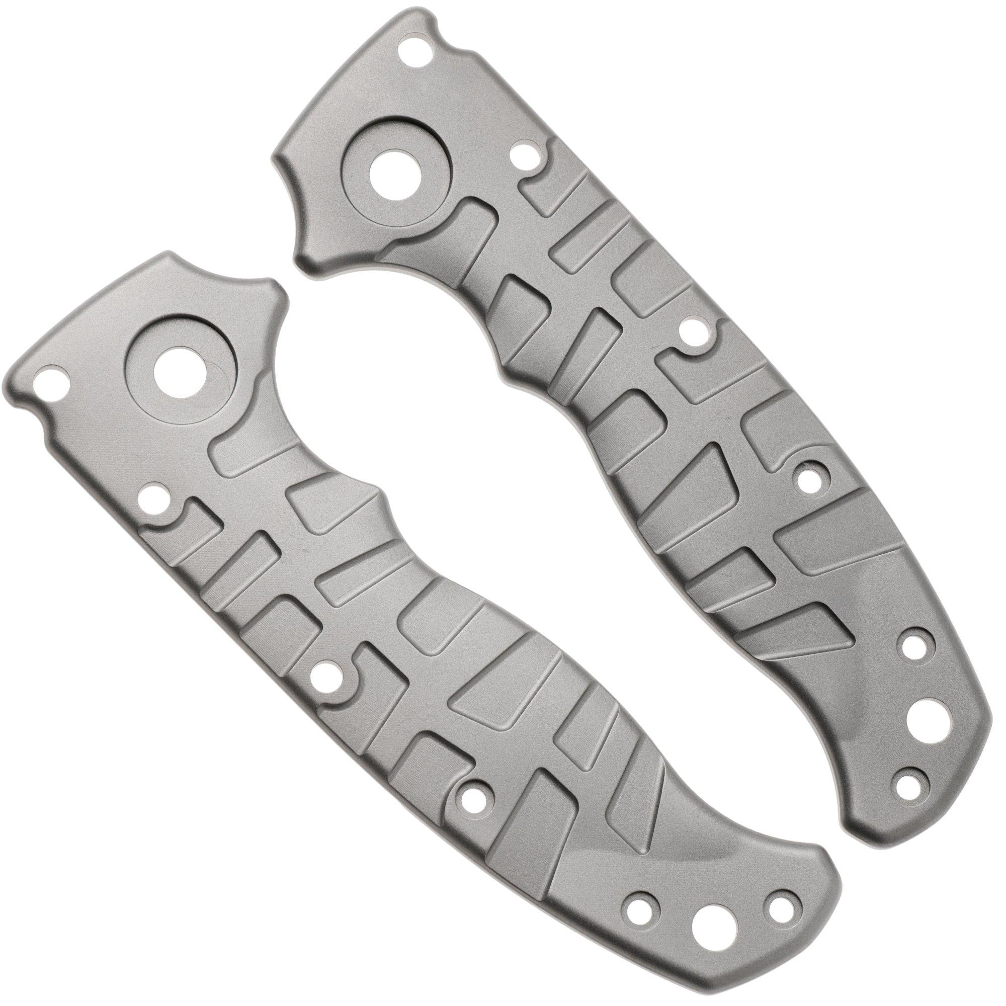 Lex Custom Demko AD20.5 Scales Glass Bead Blasted Titanium, Griffschalen