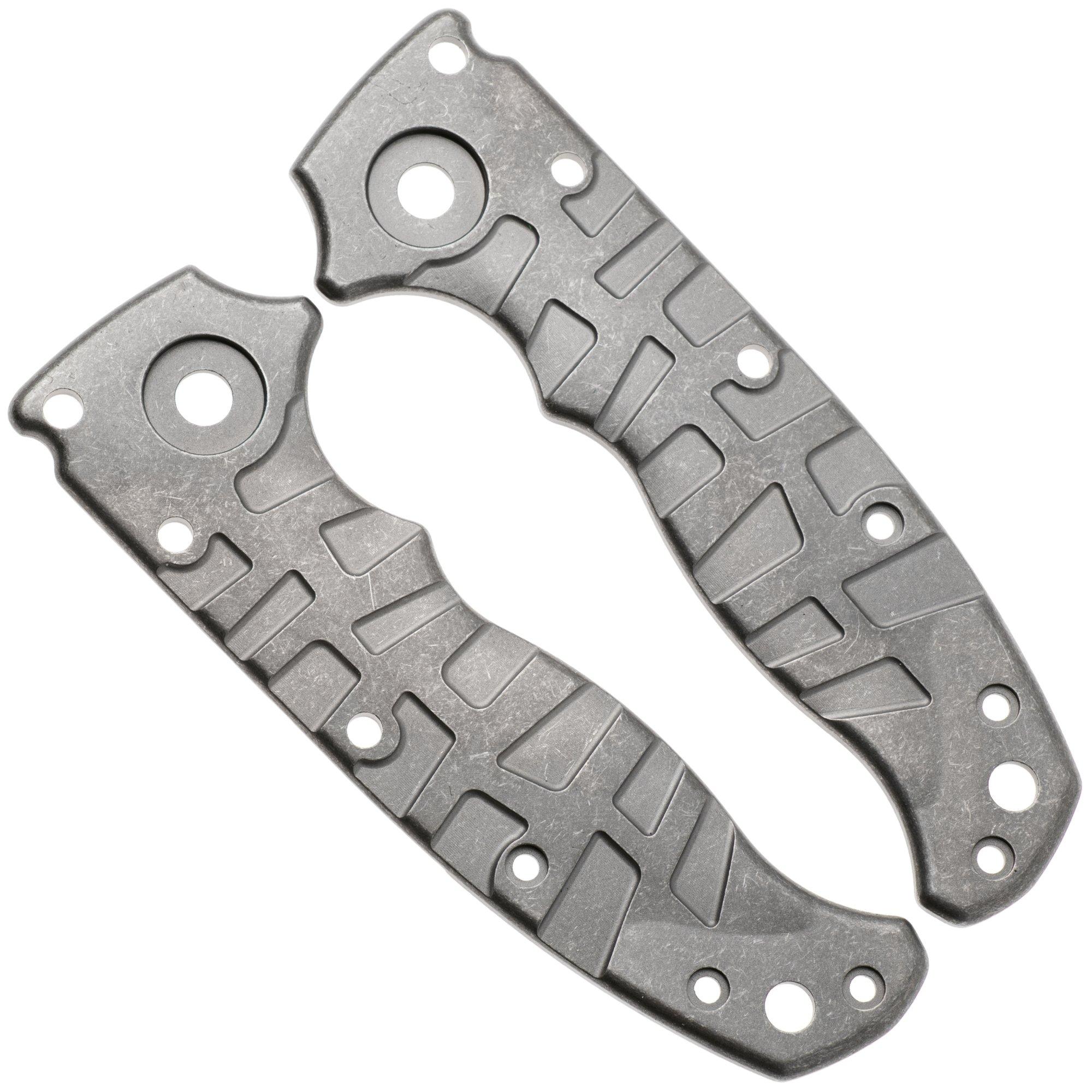 Lex Custom Demko AD20.5 Scales Stonewashed Titanium, Griffschalen