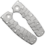 Afbeelding voor Lex Custom Demko Shark-Cub Scales Glass Bead Blasted Titanium, handgreepschalen