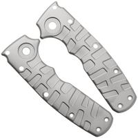 Afbeelding voor Lex Custom Demko Shark-Cub Scales Glass Bead Blasted Titanium, handgreepschalen