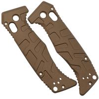 Image for Lex Custom Benchmade Mini Adamas Scales MATH148 Turtle Burnt Bronze Titanium, handle scales