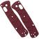 Image pour Lex Custom Benchmade Mini Bugout Scales MBUTH320 Turtle Cranberry Frost Titanium, plaquettes de manche