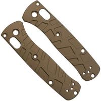 Afbeelding voor Lex Custom Benchmade Mini Bugout Scales MBUTHGGC Turtle Green Gold Titanium, handgreepschalen