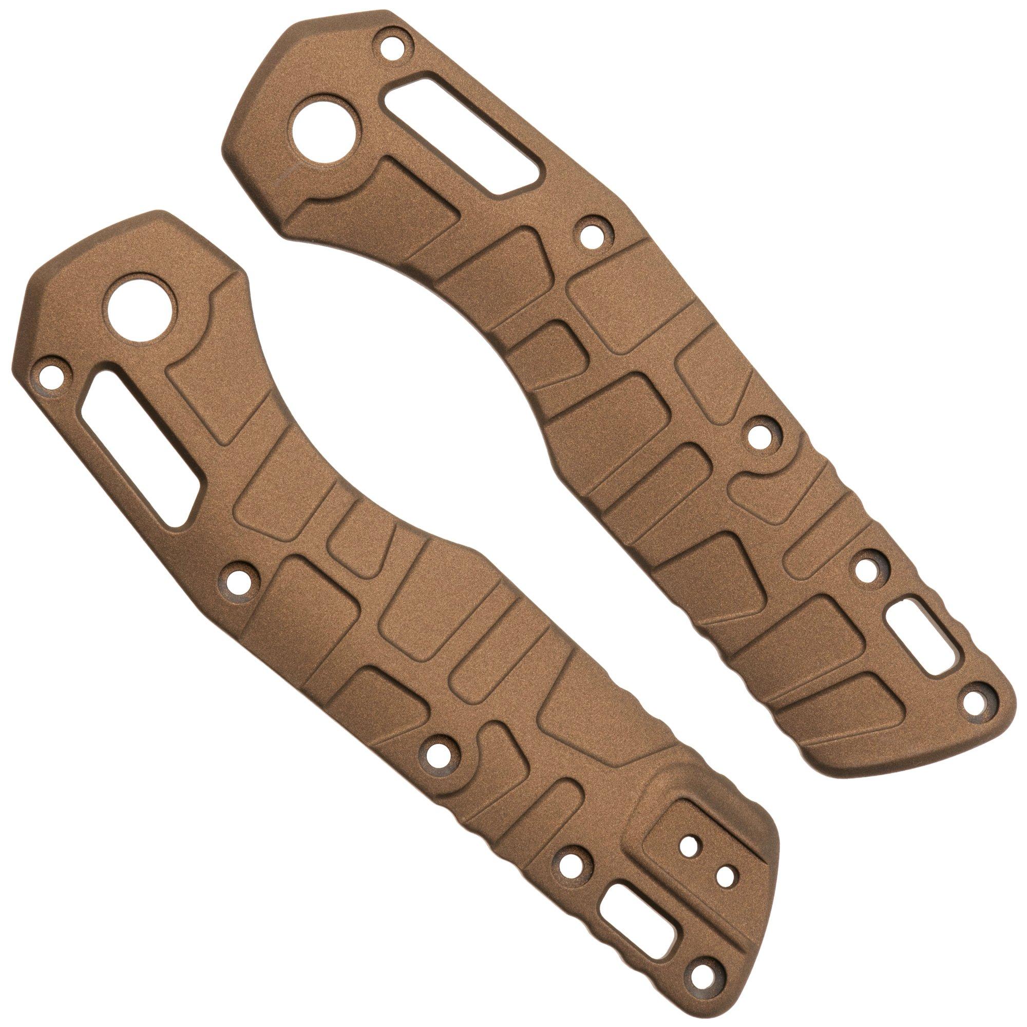 Lex Custom Microtech MSI Standard Issue Scales V2 MMSI2TH148, Burnt Bronze Titanium, handle scales