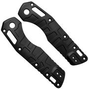 Afbeelding voor Lex Custom Microtech MSI Standard Issue Scales V3 MMSI3TH190, Turtle Armor Black Titanium, handgreepschalen