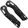 Afbeelding voor Lex Custom Microtech MSI Standard Issue Scales V3 MMSI3TH190, Turtle Armor Black Titanium, handgreepschalen
