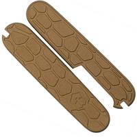 Image for Lex Custom Victorinox 91 mm Scales V91LH148 Lizard Burnt Bronze Titanium, handle scales