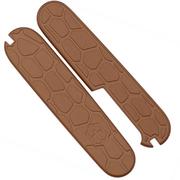 Lex Custom Victorinox 91 mm Scales V91LH347 Lizard Copper Titanium, cachas de mango