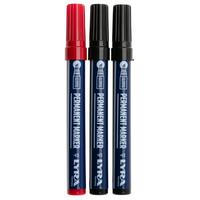 Imagen para LYRA Permanent Marker L4018005 Medium, Black + Red, juego de 3 rotuladores permanentes