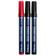 Image for LYRA Permanent Marker L4018005 Medium, Black + Red, set of 3 permanent markers