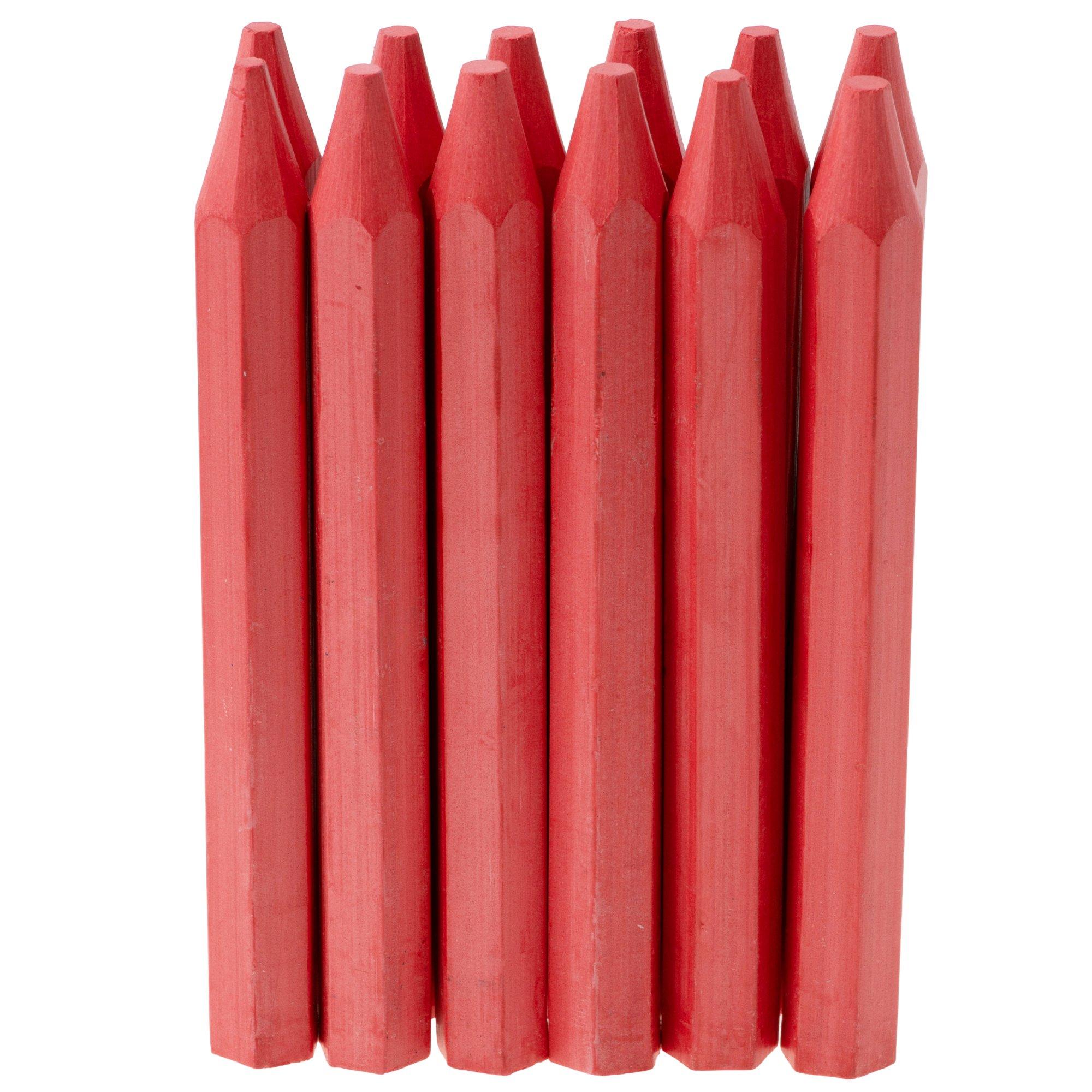 LYRA 795 Basic L4850017 Red Chalk, set of 12 marker crayons, red
