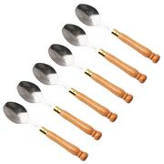 MAM Dessert Spoon 1090-S, juego de 6 cucharas de postre