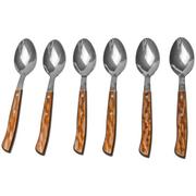 MAM Iberico Brown 14035-S, set van 6 eetlepels