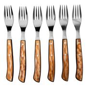 MAM Iberico Brown 14035, set de 6 fourchettes de table