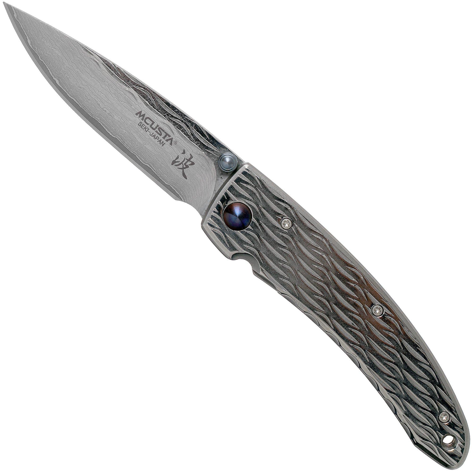 Mcusta Nami Small Damascus MC-0111D Taschenmesser