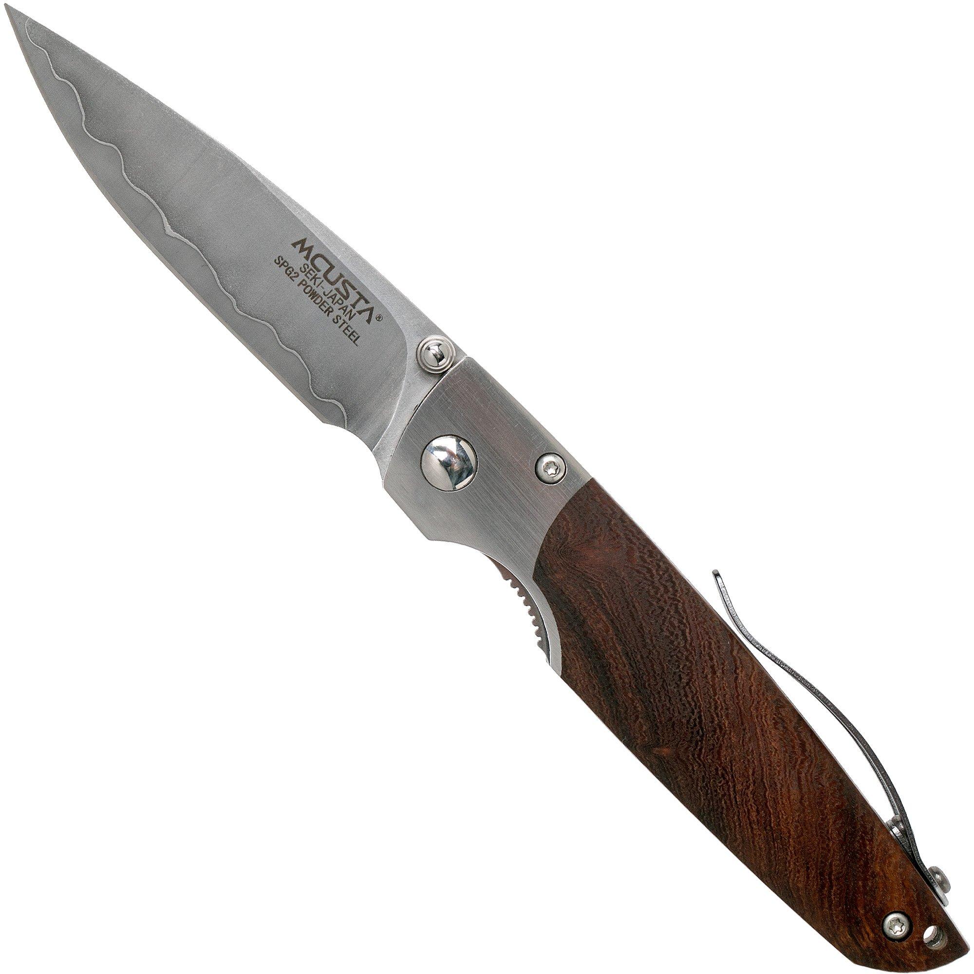 Nóż dżentelmeński Mcusta MC-143G Shinra Mixture Teana, ironwood