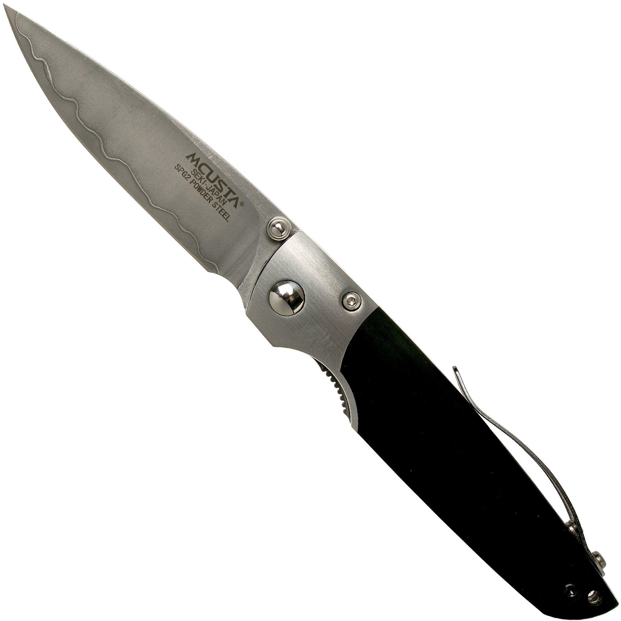 Nóż dżentelmeński Mcusta MC-144G Shinra Mixture Teana, Black pakka wood