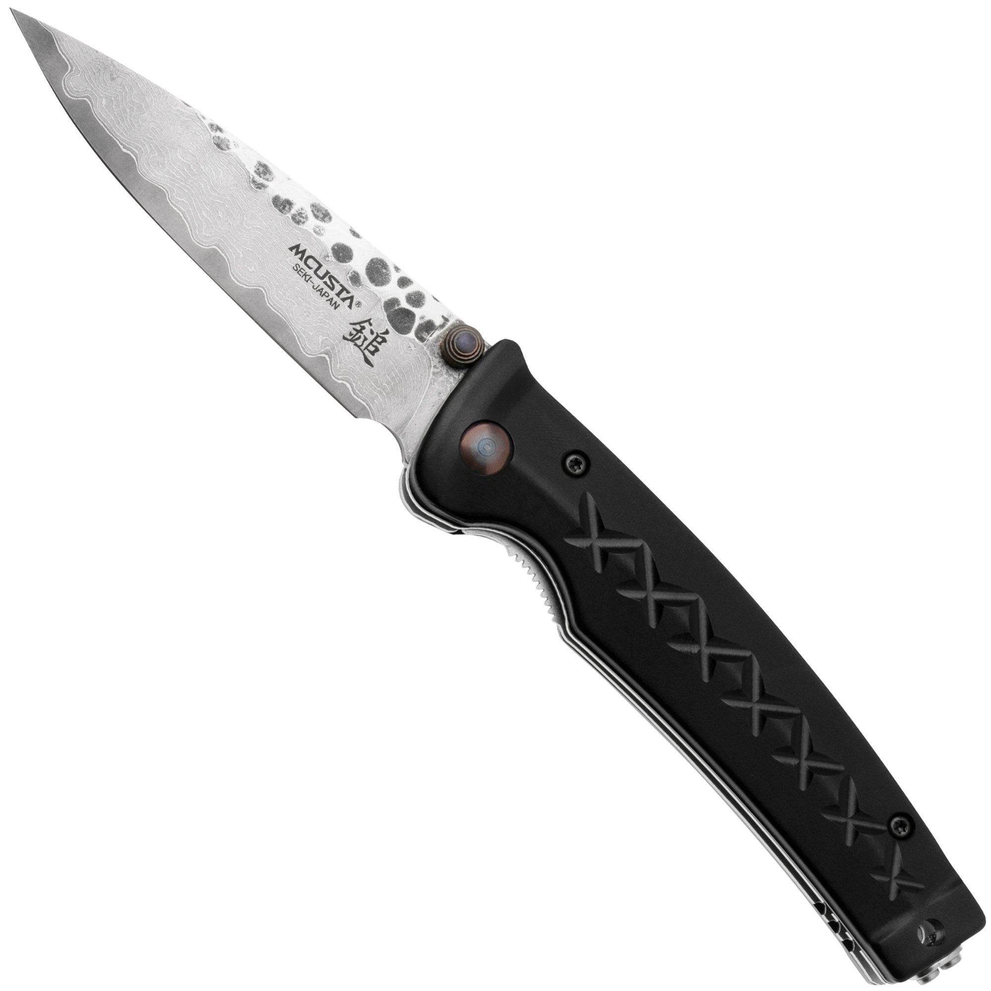 Mcusta MC-161D Fusion, black, handle/blade: black aluminium and