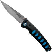 Mcusta MC-41C Katana, negro/azul , cuchillo de caballero