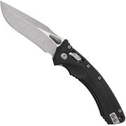 Microtech Amphibian 137RL-10APFLGTBK, Apocalyptic Stonewashed M390MK, Fluted Black G10 pocket knife