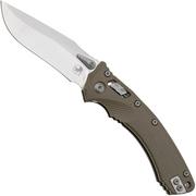 Microtech Amphibian 137RL-10FLGTOD, Stonewashed M390MK, Fluted Olive Drab G10 pocket knife
