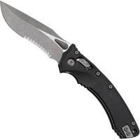 Imagen para Microtech Amphibian 137RL-11APFLGTBK, Apocalyptic Stonewashed M390MK, Fluted Black G10, navaja parcialmente dentada