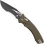 Bild für Microtech Amphibian 137RL-2FLGTOD, Two Tone Black M390MK, Fluted OD-Green G-10, Teil Wellenschliff Taschenmesser