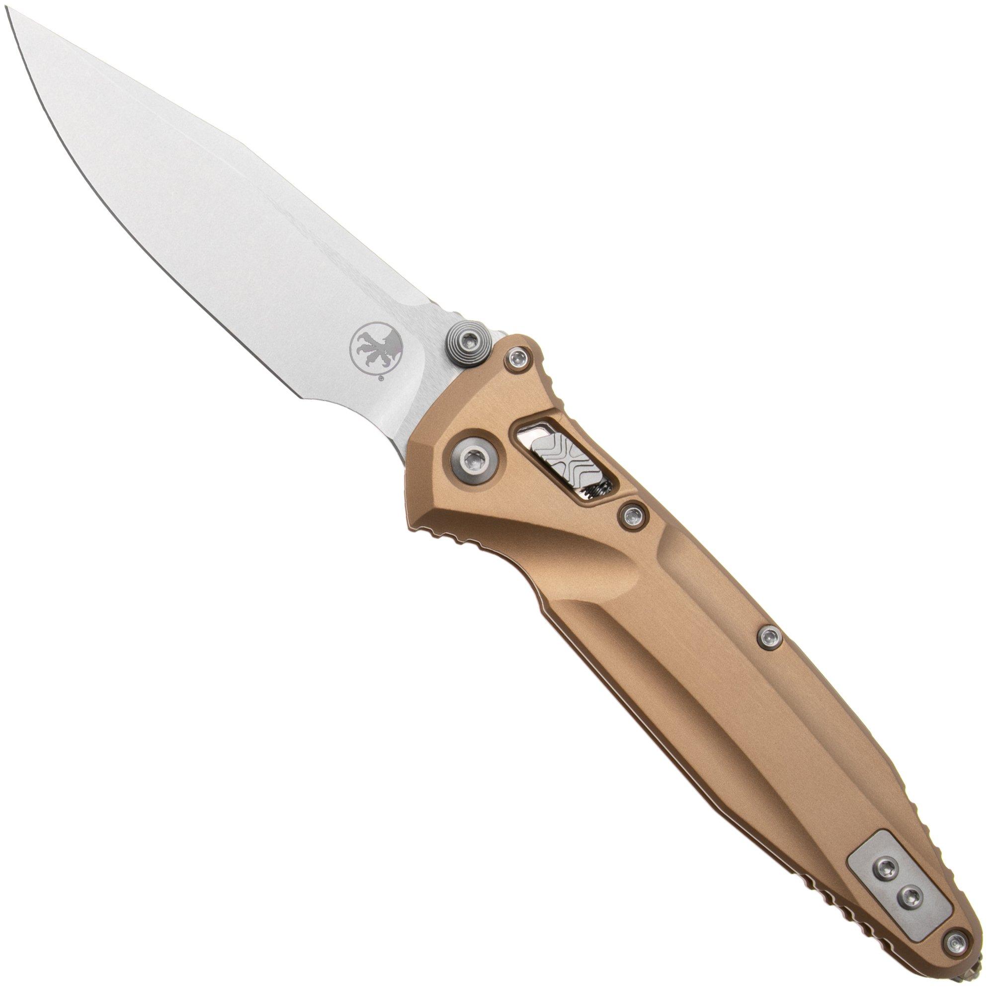 Microtech Socom Delta Ram-Lok 159RL-10TA, Stonewashed M390MK, Tan Aluminium, zakmes