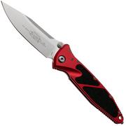 Afbeelding voor Microtech Socom Elite 160-10RD, Stonewashed M390 Clippoint, Red Aluminum zakmes