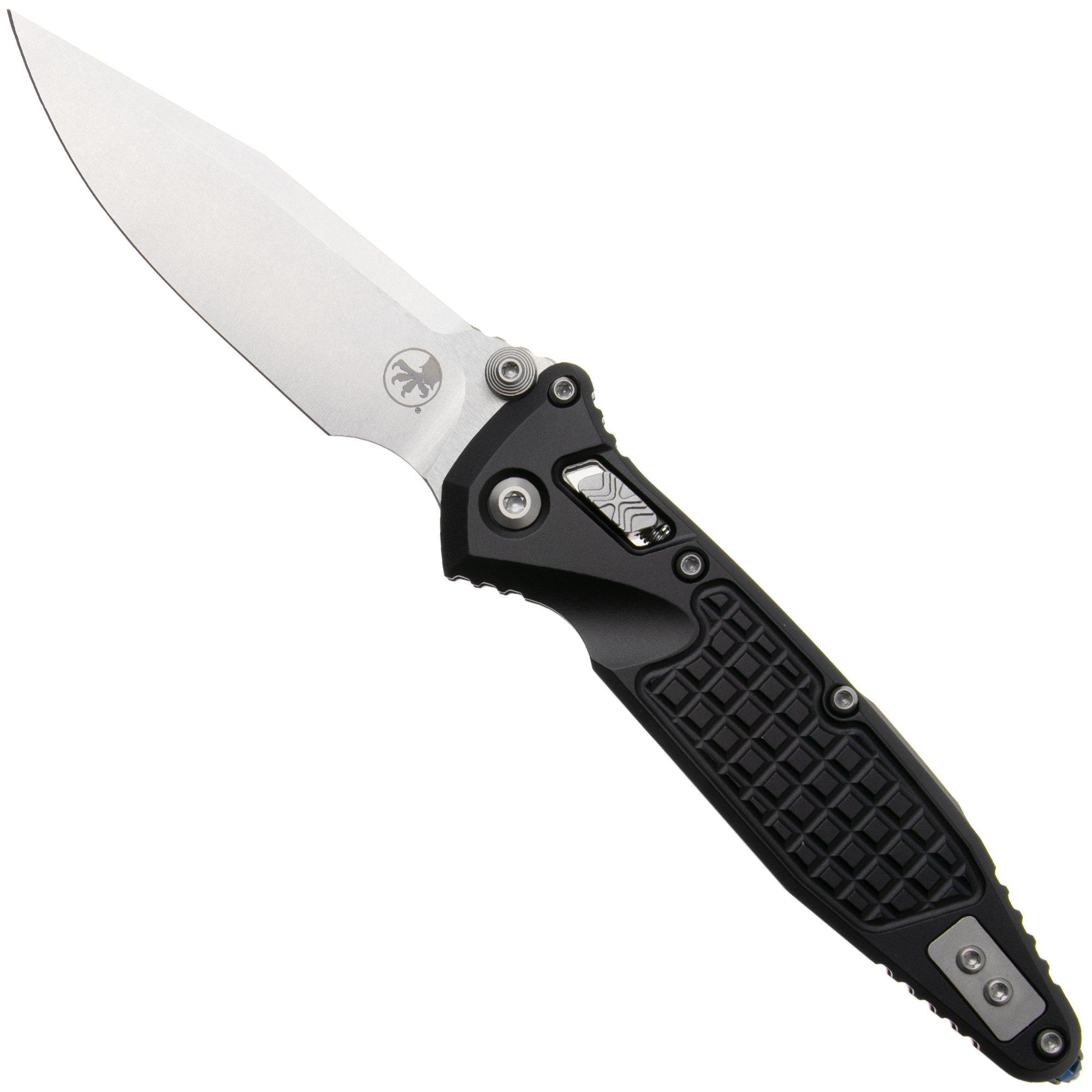 Microtech Socom Ram-Lok 160RL-10FR, Stonewashed M390MK, Black Frag Aluminium, zakmes