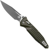 Afbeelding voor Microtech Socom Ram-Lok 160RL-1FRCMPOD-Z13 Magpul OD-Green Cerakote M390MK Clippoint, Magpul OD-Green Frag Aluminum, zakmes