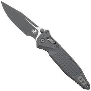 Afbeelding voor Microtech Socom Ram-Lok 160RL-1FRCSM-Z13, Storm Grey Cerakote M390MK, Grey Frag Aluminium, zakmes