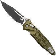 Afbeelding voor Microtech Socom Ram-Lok 160RL-1FROD, Two Tone Black M390MK, OD Green Frag Aluminium, zakmes