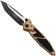 Afbeelding voor Microtech Socom Elite 161-1TA, Two Tone Black M390MK Tanto, Tan Aluminium, zakmes