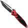 Afbeelding voor Microtech Socom Elite 161-2RD, Two Tone Black M390 Tanto, Red Aluminium, deels gekarteld zakmes