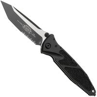 Bild für Microtech Socom Elite 161-2T, Two Tone M390 Tanto, Black Aluminum, Teilwellenschliff Taschenmesser
