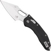 Microtech Stitch 169RL-10FLGTBK, Stonewashed M390MK, Fluted Black G10 couteau de poche, Borka Blades design