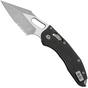 Image pour Microtech Stitch 169RL-11APFLGTBK, Apocalyptic Stonewashed M390MK, Fluted Black G10, couteau de poche partiellement dentelé, Borka Blades design
