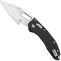 Image pour Microtech Stitch 169RL-11FLGTBK, Stonewashed M390MK, Fluted Black G10, couteau de poche partiellement dentelé, Borka Blades design